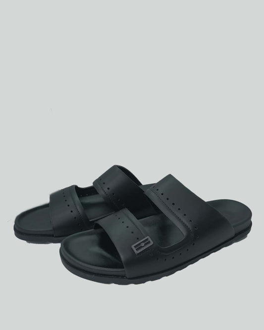 Urban Nomad Double-Strap Leather Slides Article A98-4