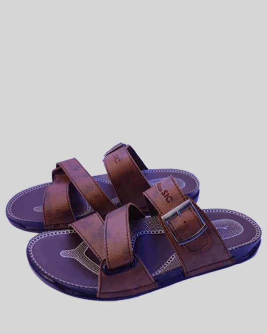 Rugged Dual-Strap Adjustable Slipper (Article N10)