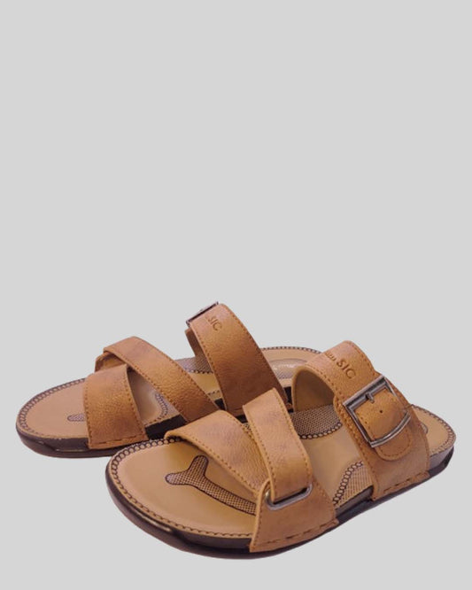 Rugged Dual-Strap Adjustable Slipper (Article N10)